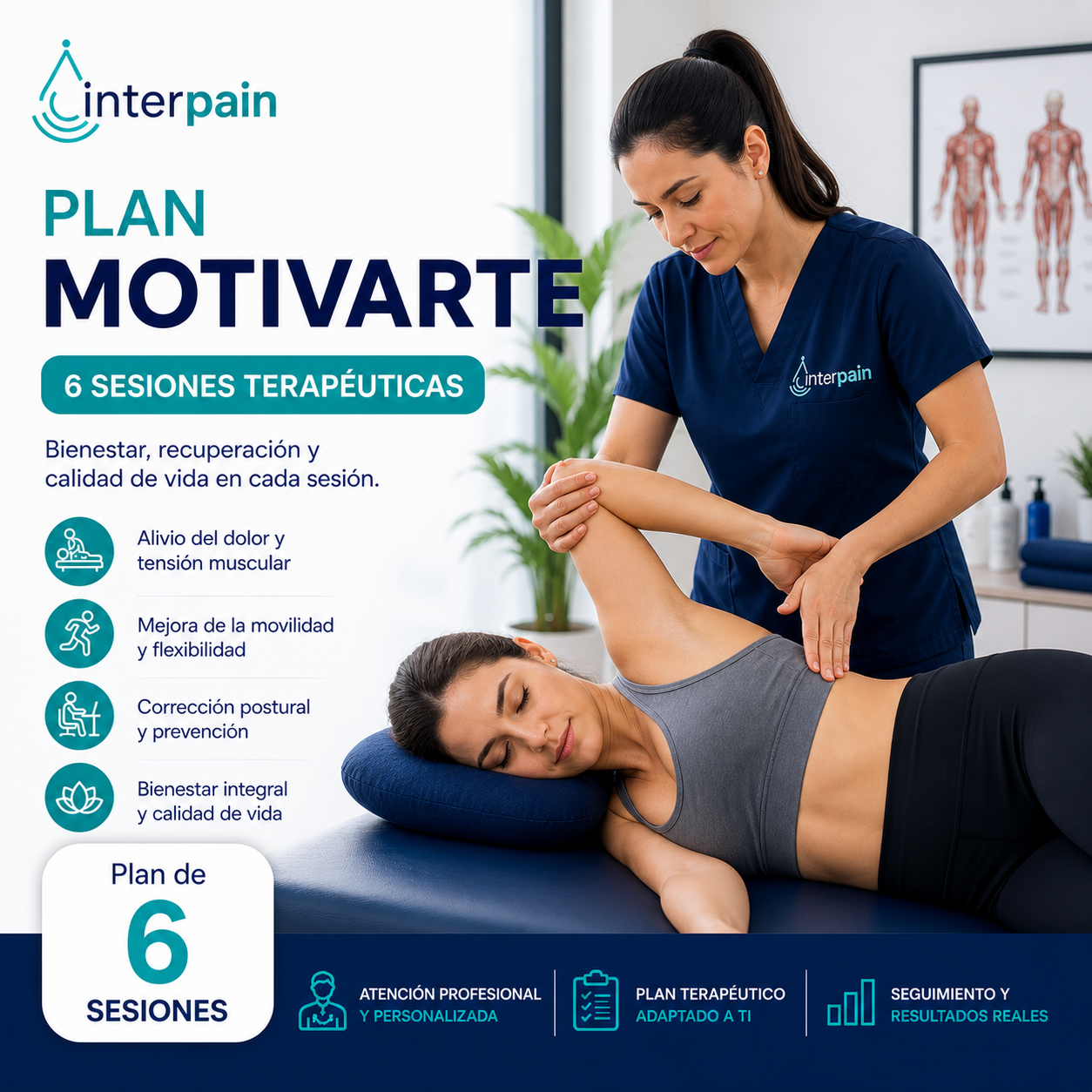 Plan Motivarte Interpain – 6 Sesiones Progresivas