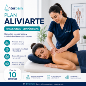 Plan Aliviarte Interpain – Pack de 10 Sesiones Terapéuticas